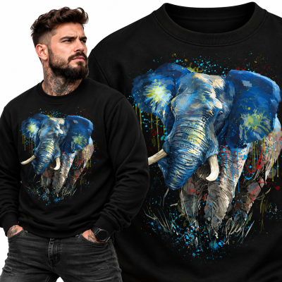 BLUZA ZWIERZĘTA  SŁOŃ 2